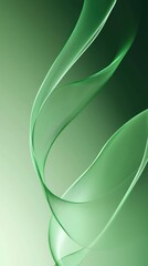Wall Mural - elegant, simple green gradient background with soft color transitions for a clean and polished look.