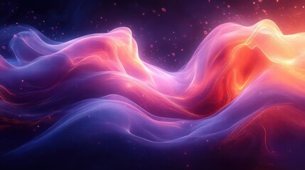 Wall Mural - ethereal gradient mist creating a dream-like abstract atmosphere