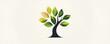 © Muhammad - A tree icon, simplified for eco-awareness, on a white background