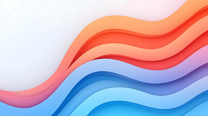 Poster - Abstract Colorful Wave Background Design