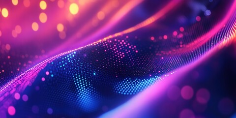 Aufkleber - Dark blue purple violet lilac magenta orchid red pink rose orange peach abstract glow metallic background. Noise grain. Color. Bright light spots. Flash ray glow metallic neon effect Design