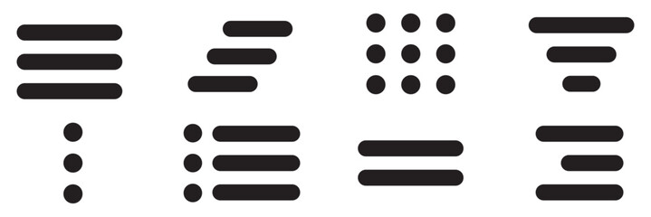 Wall Mural - menu and ui icons set vector