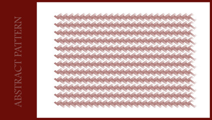 Poster - Abstract horizontal batik pattern, Abstract background horizontal zigzag pattern. template, design, graphic