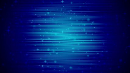 Wall Mural - Fantastic blue deep sea with rising bubbles and reflected light, animated loopable 4K background.