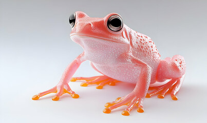 Poster - Hand Painted Naturalistic Frog Illustration with Realistic Details