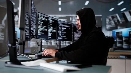 Aufkleber - Hacker And Computer Data Breach