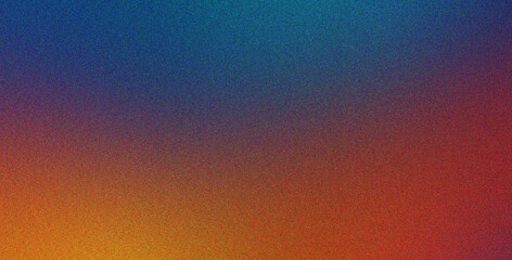 Canvas Print - orange blue pink soft background with grainy overlay effect, gradient, smooth style