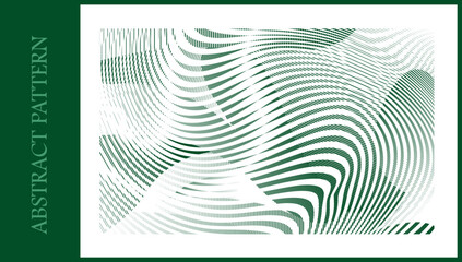 Poster - Abstract pattern wave shape lines, curves. Abstract background, graphic resources, design.
