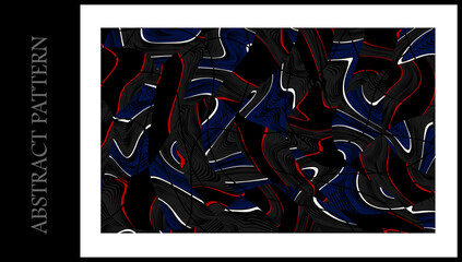 Fototapete - Background, abstract pattern with curves