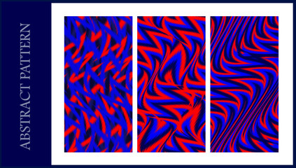 Fototapete - Abstract pattern with zigzag shape. Repeating abstract background.
