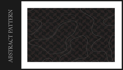 Fototapete - Background, abstract pattern with curves