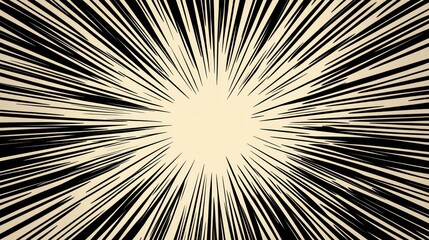 Poster - Abstract speed lines background creating dynamic radial motion graphic effect