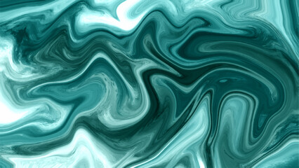 Aufkleber - Abstract wavy Liquid marble textured background. Elegant wavy Liquify Pattern. Texture of black and blue marble pattern modern style Liquid background. soft waves and black fabric liquid metallic art