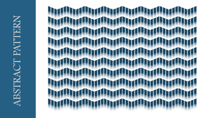 Fototapete - Abstract line pattern, Abstract background horizontal zigzag pattern. template, design, graphic