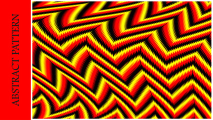 Fototapete - Abstract Pattern repeating line shapes, contemporary ornaments. Abstract background, graphic resource, design.