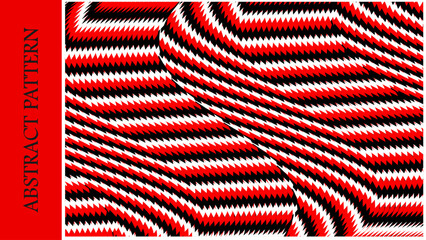 Fototapete - Abstract Pattern repeating line shapes, contemporary ornaments. Abstract background, graphic resource, design.
