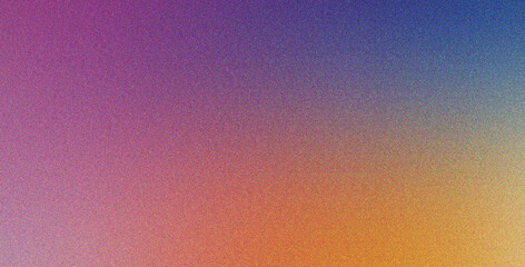 Canvas Print - blue yellow purple gradient background featuring and noise with soft, effect, digital style