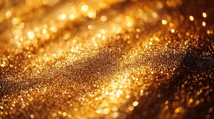 Fototapete - grainy glitter gold foil texture smooth flat golden leaf paper chinese new year spring festival plain background