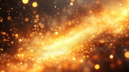 Fototapete - grainy gradient bright golden glitter light yellow white aura retro abstract plain background