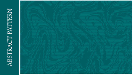 Fototapete - Abstract Pattern with curved shapes, waves, irregular lines. Abstract brush background, graphic resources, design.