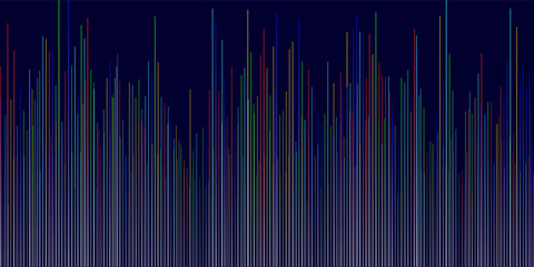 Poster - A dynamic dark blue striped background with bold vertical lines, creating a modern and energetic design. The color and sharp geometric pattern make it ideal for digital designs and creative projects.