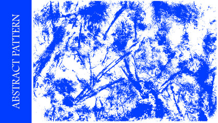 Fototapete - Abstract Pattern with curved shapes, waves, irregular lines. Abstract brush background, graphic resources, design.