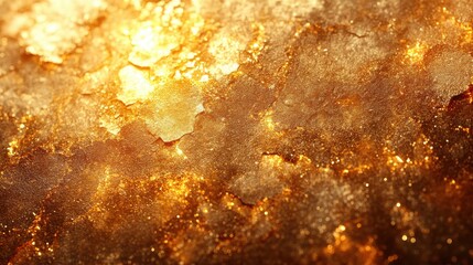 Poster - new grainy gold foil texture smooth flat golden leaf glittering paper chinese new year spring festival plain background