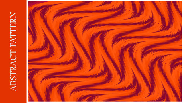 Abstract Pattern with curved shapes, waves, irregular lines. Abstract brush background, graphic resources, design.