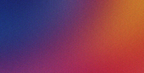Canvas Print - orange purple pink grainy background with effect overlay noise, texture, creative style