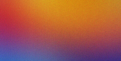 Poster - soft gradient effect in purple yellow cyan tones with noise grainy, blur, dynamic style