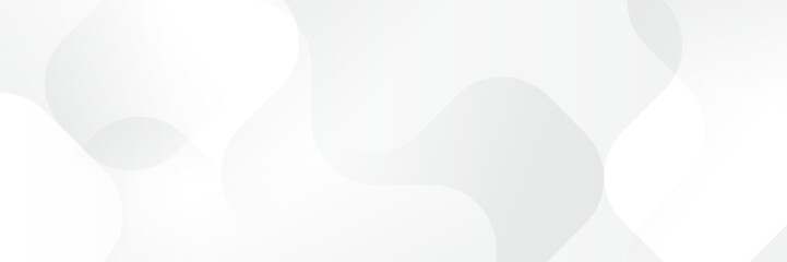 Wall Mural - abstract white geometric banner design background.