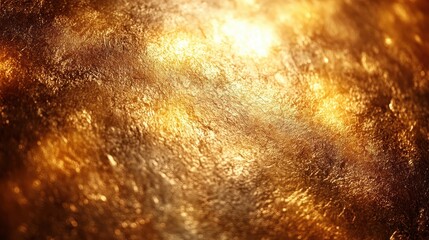Poster - shiny grainy bronze metal texture pearl gold metallic abstract gradient blurry golden background banner