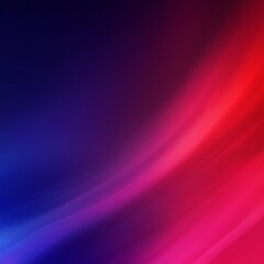 Leinwandbilder - Abstract Red and Blue Gradient Background with Dynamic Curved Lines