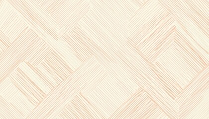 Aufkleber - Peach and Cream Abstract Geometric Texture with Diagonal Lines