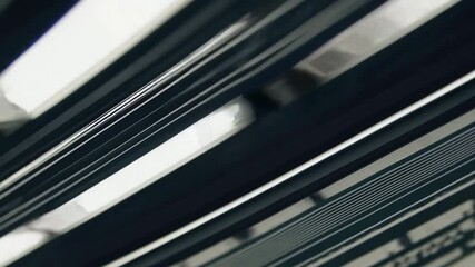 Poster - Highspeed data transfer in futuristic technology environment displaying dynamic patterns