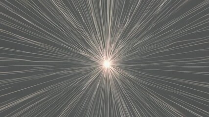 Poster - Dynamic light burst radiating outward: converging lines create futuristic energy effect