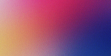 Canvas Print - pink yellow blue noise background with soft overlay texture, abstract, clean style
