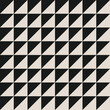 © Aniqa Create - Seamless geometric half square triangle pattern in black and white. Graphical illustration for a unique wall decor, textiles and interior design.