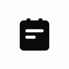 Poster - Clipboard task list icon vector sign