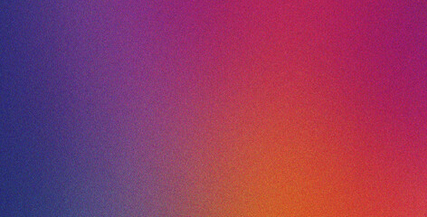 Canvas Print - minimalist background in orange purple pink with noise and soft abstract gradient, grainy, modern st