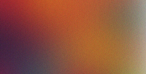 Poster - noise blur effect in yellow cyan purple tones with texture, abstract, clean style