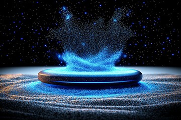 Wall Mural - Digital Stage in Cosmic Sand