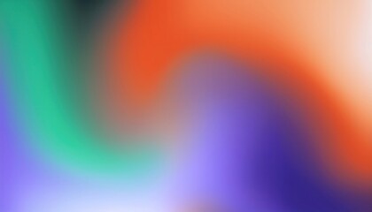 Leinwandbilder - soft gradient abstract background with vibrant orange, purple, and cyan hues, perfect for modern design and digital art

