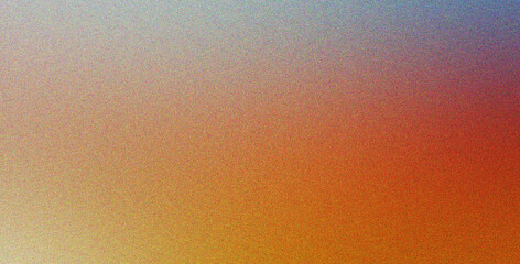 Poster - orange yellow white gradient background featuring blur and texture with noise, grainy, natural style