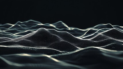 Poster - Conceptual illustration rendering of cyber security encrypted data networks securing global information technology