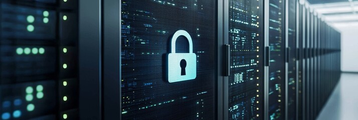 Poster - The convergence of hacker alerts, digital risks, safeguarding tech, and secure data forms the basis of cybersecurity art