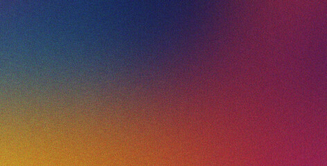 Poster - soft noise effect in pink cyan yellow tones with gradient, texture, creative style