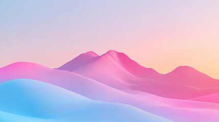 Poster - A modern abstract design incorporates a gradient purple color gradient background
