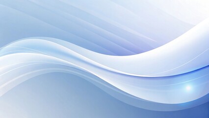 Poster - Smooth Blue Wave Abstract Background. abstract blue wave background