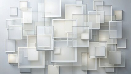 Poster - Abstract 3D Geometric Background with Squares and Textures. abstract background with squares
